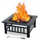 32inch Premium Outdoor Barbecue Fire Pit Large Bonfire Wood Burning