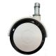 2 Inch Swivel PVC Caster Medical with Grip Ring Stem Trolley Caster