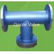Flanged T type strainer