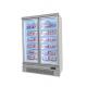 Silvery Bottom Mount Commercial Upright Freezer Chest Refrigeration 953L