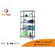 5 Tier Wire Rack Storage Shelves Chrome Plating Easy Dismantle For Kitchenware