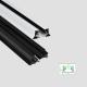 2 Wire 1m 2m Surface Mounted Track Rail System For Supermarket Shopping Malls