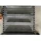 Light Grey Stainless Steel Plate Link Conveyor Belt With Baffle