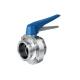 High quality stainless steel Sanitary Clamped Butterfly Valve Hot sale !!!