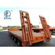 40-60 ton low flatbed semi-trailer hydraulic ladder for transporting construction machinery