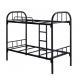 Twin Over Twin Iron Bunk Beds With Removable Ladder Customizable Size