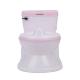 Print Pattern Baby Potty Toilet with Pink Blue White Colors EN-71 Certified Carton Packaging