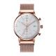 customized brand rose gold plated 3 atm water resistant watch logo