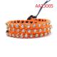 3 Row Latest Style Leather Wrap Bracelets for  Female Models Fashion