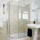 Custom Arch Tempered Glass Bifold Bath Glass Shower Enclosure Ss Door