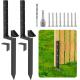 Customized Heavy Duty Steel Fence Post Repair Stakes Custom Dimensions and Powder Coating