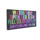 Programmable WiFi P10 RGB Outdoor Digital LED Signs With Aluminum Case