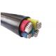 Three And Half Core PVC Insulated Cables Unarmour Cable1000V Aluminum Conductor