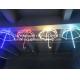 Hanging christmas decorations light street motif led umbrella