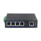 Fiber PoE Ethernet Switch IP40 MSG1204P 1000M 4-port10Base-T