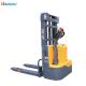 Double Frame Electric Lift Stacker , 1000kg 2.5 Meter Narrow Aisle Forklift