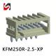 SHANYE BRAND KFM250R-2.5 300V Recomend 2P-24P 2.5mm hot sale phoenix pluggable terminal blocks with ul for pcb