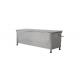 Stainless Steel Morgue Table , Dissecting Table With Double / Single Open Table Top