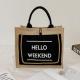 Gifts Mini Recyclable Personalized Shopping Totes Heavy Duty Cationic Polyester Fabric