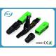 Lower Insertion Loss Fiber Optic Cable Connectors Reliable Environmental Performance