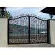 Spanish Wrought Iron Double Driveway Gates Highway Anti Corrosion