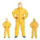 Yellow Type 3 Disposable Coverall Pp Pe Coated Heavy Industry For Oil
