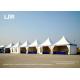 White Luxury Pagoda High Peak Tent PVC Sidwalls For Outdoor Events