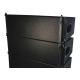 Black Compact Line Array Speakers Large Format 3 - Way Line Array Loudspeaker