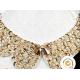 handmade fashion beading women beaded lace collar applique, Fitted top with bardot neckline garment neckline rhinestone