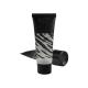Black glossy squeeze for cosmetic packaging tubes 60ml80ml100ml120ml160ml180ml200ml facial cleanser skin care  PE plasti