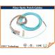 12 Strands 10G OM4 Fiber Optic Patch Cables MPO-LC Patch Cord 3.0mm PVC Jacket