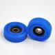 No Noise Rubber Coated Bearings POM Nylon PU ODM For Automation