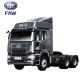 Emission Standard FAW JH6 Manual 6x4 Heavy Tipper Truck Tractor Left / Right Hand Drive