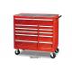 10 Drawer Locking Tall Metal Tool Cabinet , Rolling Tool Chest Aluminum Drawer