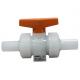 Large Flow Rate And Small Torque Ball Valve Plastic Manual Ball Valve
