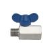 Straight Through Type Butterfly Handle Mini Ball Valve with NPT/Bsp Thread and Durable