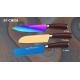 Titanium Coating Ceramic Chopping Knife / Gold Blade Professional Kitchen Knives
