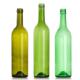 750ml Bordeaux Glass Wine Bottle Round With Flat Bottomed Cork