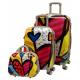 Combination Lock ODM 0.8mm Floral Print Luggage Suitcase
