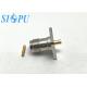 TNC Female RF Coaxial Connector – Flange Mount, Compatible with 2# Semi-Rigid / Semi-Flexible Cable