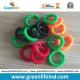 Promotional Wholesale Plastic Wrist Coil Key Chain W/Split Ring