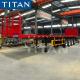 TITAN 40ft flatbed flat deck 3 axle china semi trailer for sale