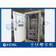 Durable Outdoor Telecom Cabinet With Front Rear Access Air Conditioner Cooling