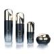 30ml 50g 80g 100ml Cosmetic Packaging Bottle Luxury Black Bottle Skin Care With Golden Lids