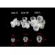 Semi Permanent Tattoo Accessories Tattoo Ink Cups For Eyebrow / Eyeline / Lip Makeup