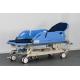 Hydraulic Integrated guardrail Rotating Side Rails Patient Transfer Trolley