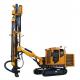 High Speed Crawler Drilling Rig / Powerful Small Rock Drilling Equipment