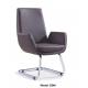 Ergonomic Sterling Leather Executive Chair Pneumatic Height Adjustment