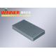 Silver Aluminium Square Box Lithium Ion Battery Aluminium Box Section