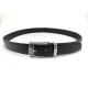 1.2 inch Mens Leather Dress Belt With Single Prong Buckle